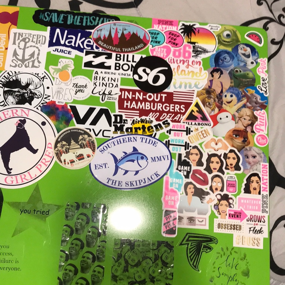 Random sticker board
